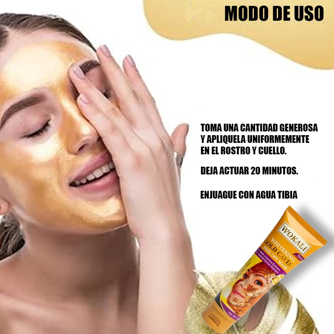 MASCARILLA FACIAL ACLARANTE GOLDEN CAVIAR™